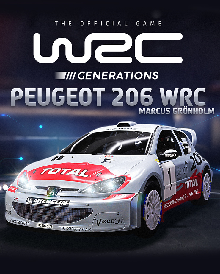 Игра для PC WRC Generations - Peugeot 206 WRC 2002