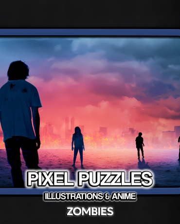 Pixel Puzzles Illustrations & Anime - Jigsaw Pack: Zombies