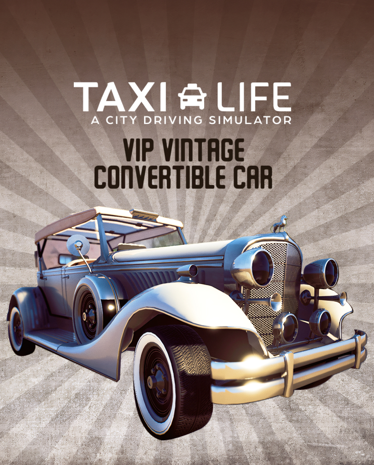 

Игра для PC Taxi Life: A City Driving Simulator - VIP Vintage Convertible Car