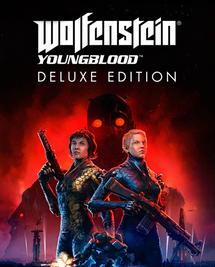 Wolfenstein the young blood. Wolfenstein: Youngblood. Wolfenstein: Youngblood. Deluxe Edition. Вольфенштайн Youngblood. Игра Wolfenstein Youngblood.