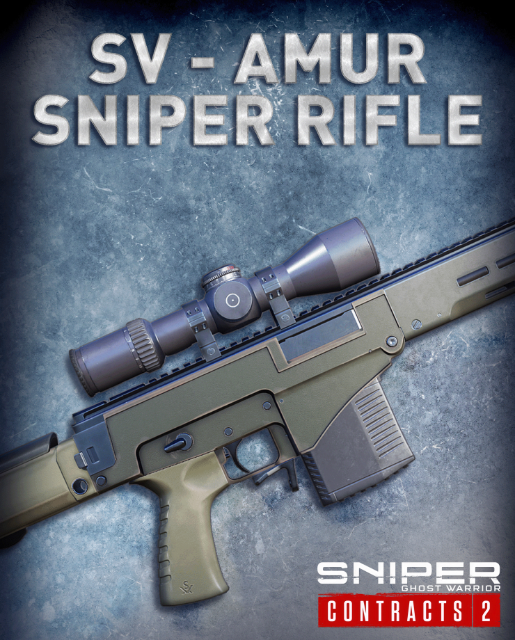 

Игра для PC Sniper Ghost Warrior Contracts - SV - AMUR - sniper rifle