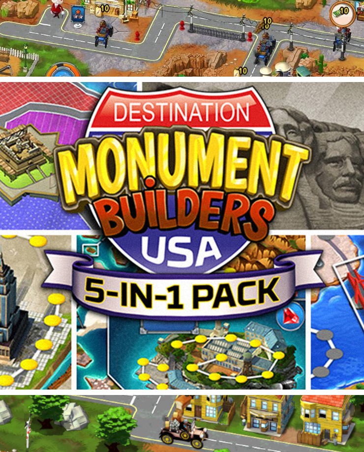 

Игра для PC 5-in-1 Pack - Monument Builders: Destination USA