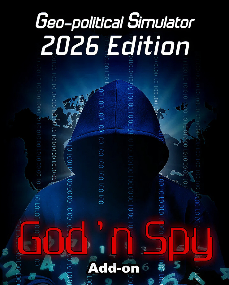 

Игра для PC God'n Spy Add-on for Geo-Political Simulator 2026 Edition