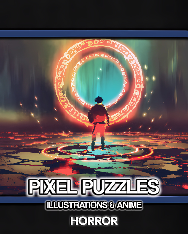 

Игра для PC Pixel Puzzles Illustrations & Anime - Jigsaw Pack: Horror