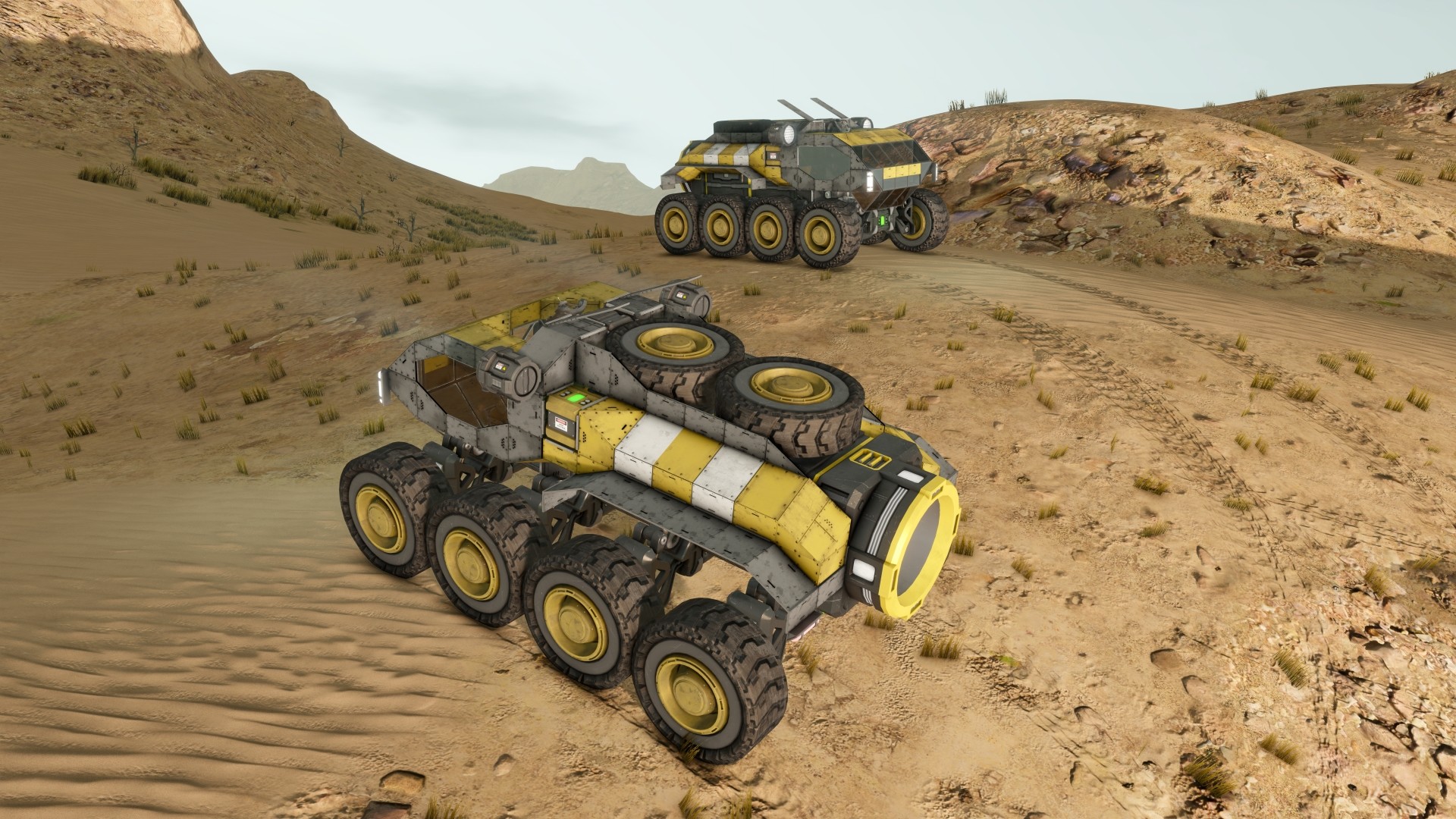 Space engineers mining rover